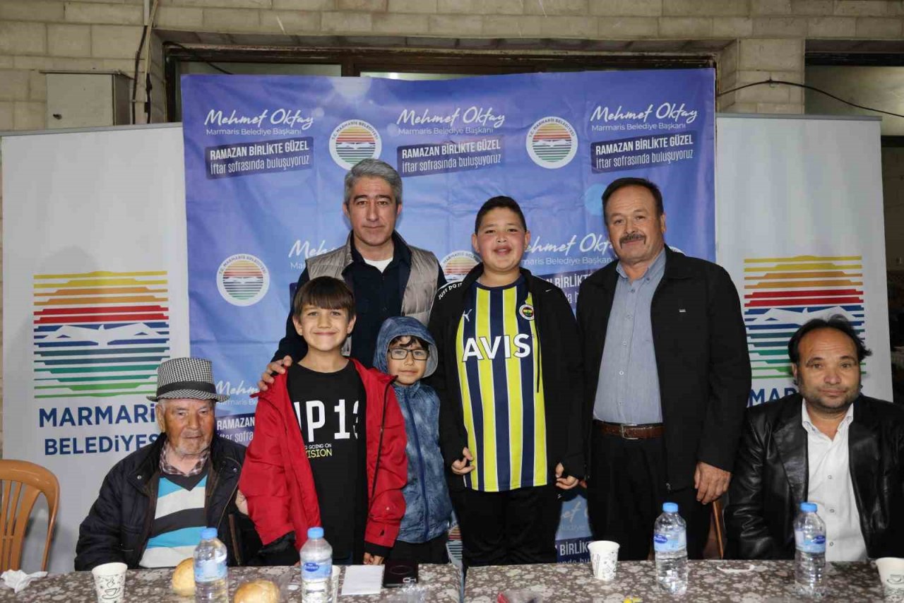 Marmaris’te mahalle iftarları Taşlıca’da sonlandı