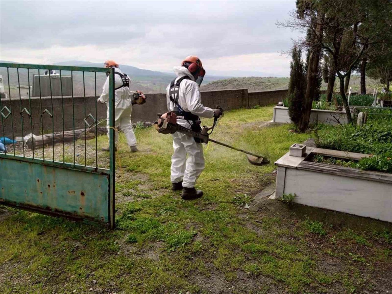 Mezarlıklar Ramazan Bayramına hazır