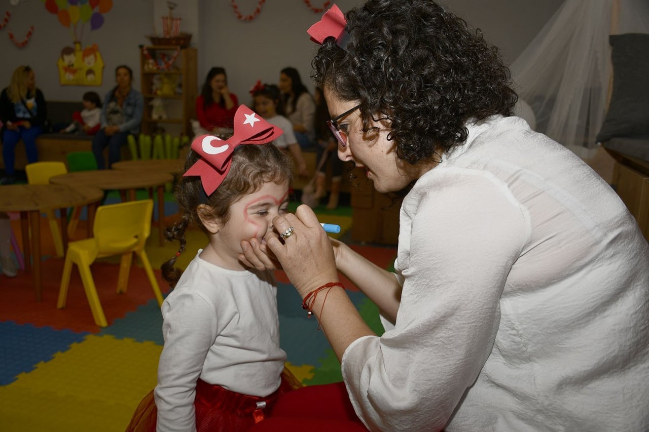 Anne Baba Çocuk Merkezi’nde 23 Nisan coşkusu erken yaşandı