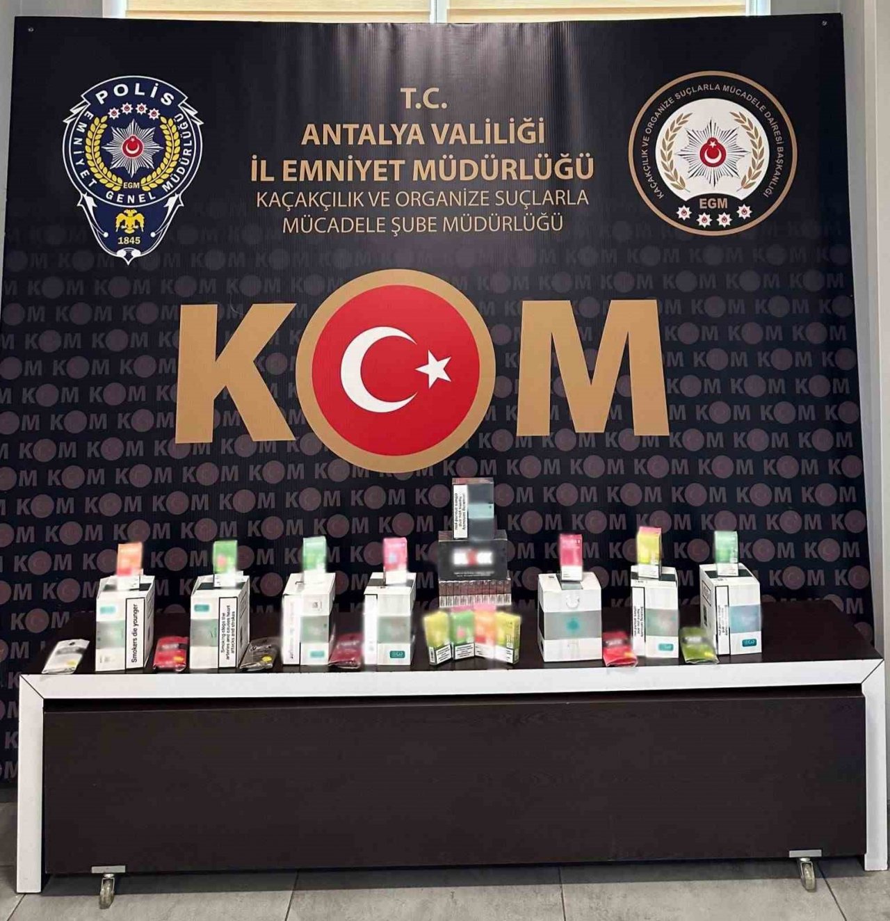 Antalya’da sahte içki operasyonunda 5 şahsa işlem yapıldı