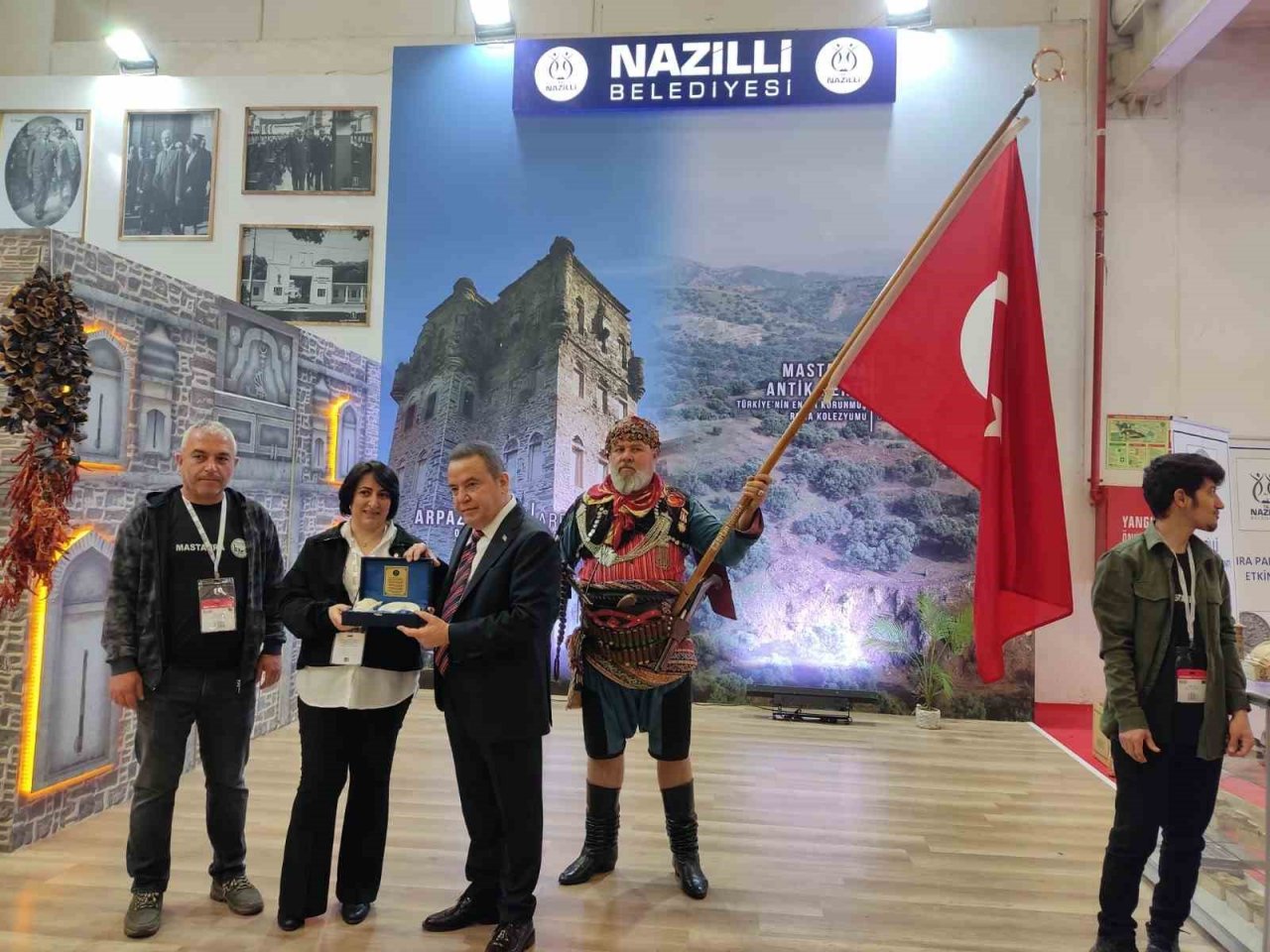 Nazilli standında 5 bin Mastaura Sikkesi basıldı