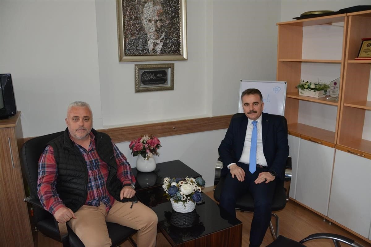 Kaymakam Odabaş, esnaf odası başkanlarını ziyaret etti