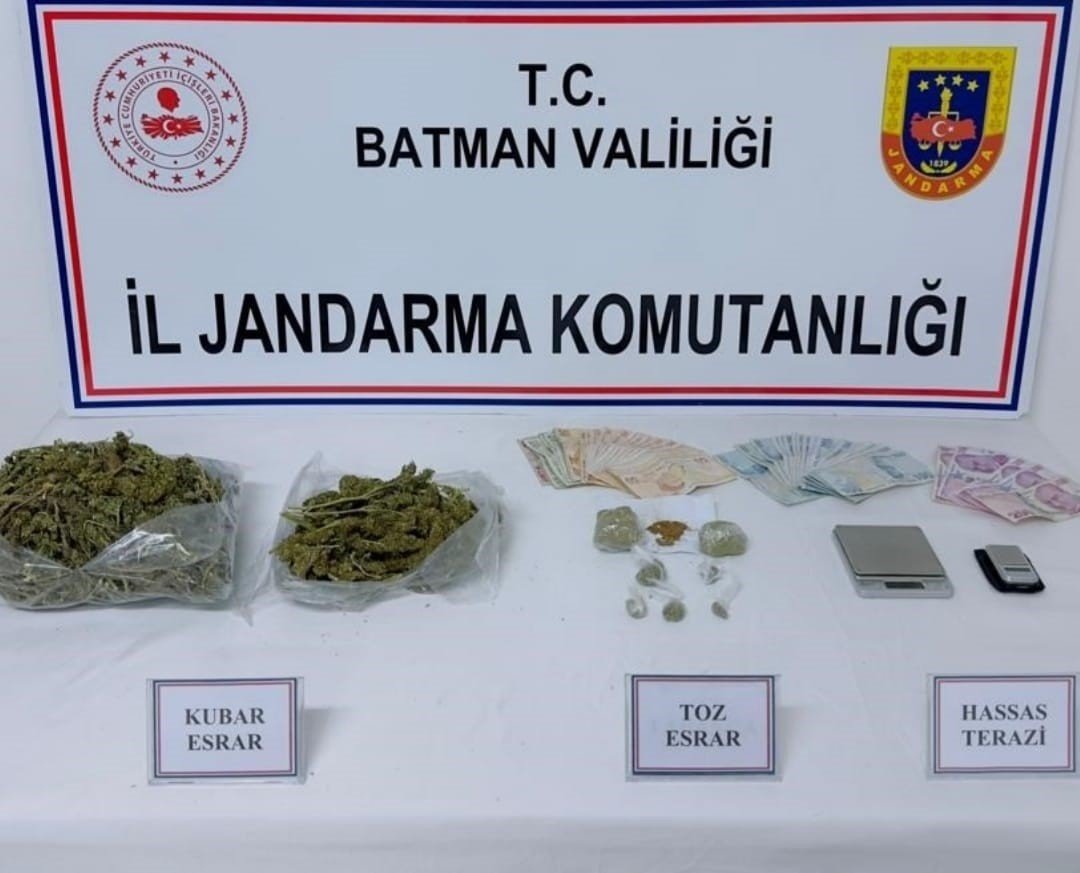 Batman’da uyuşturucu operasyonlarında 68 şüpheli yakalandı