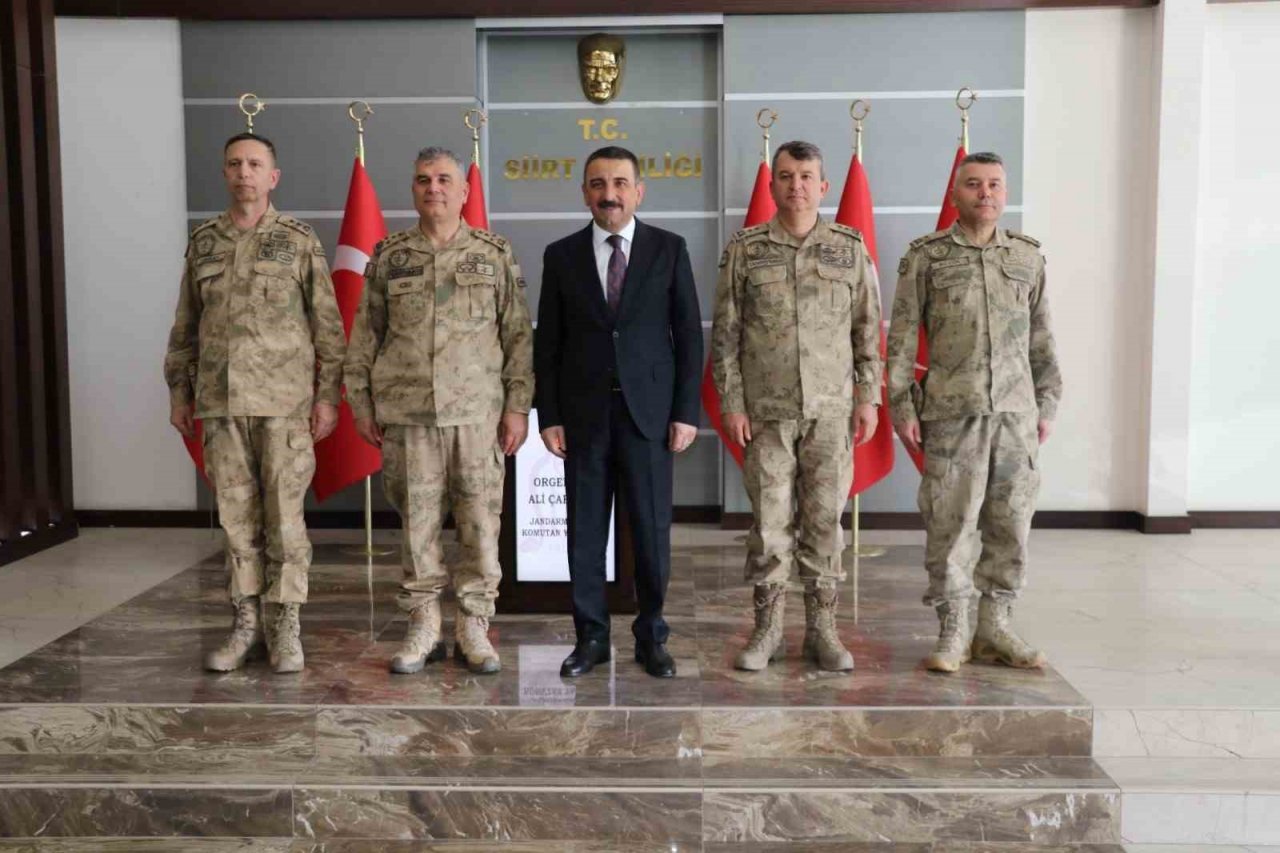 Jandarma Genel Komutan Yardımcısı Orgeneral Ali Çardakcı, Siirt’te incelemelerde bulundu
