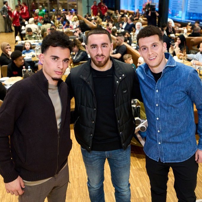 Orkun Kökçü ve takım arkadaşları, iftar organizasyonu düzenledi