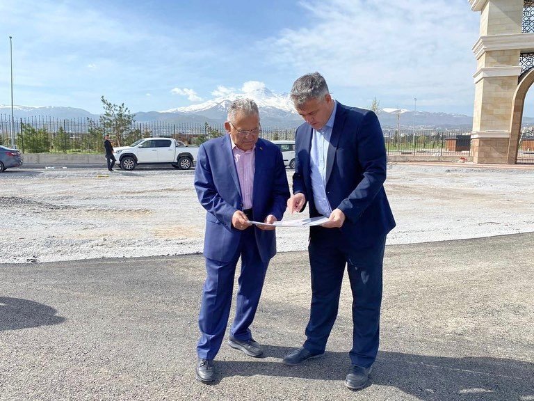 Başkan Büyükkılıç, Recep Tayyip Erdoğan Millet Bahçesi’nde incelemede bulundu