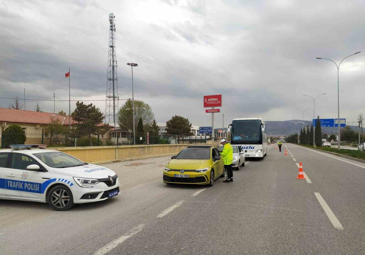 Kütahya’da Ramazan Bayramı süresince trafik tedbirlerinde 375 ekip ve 753 personel görev yapacak