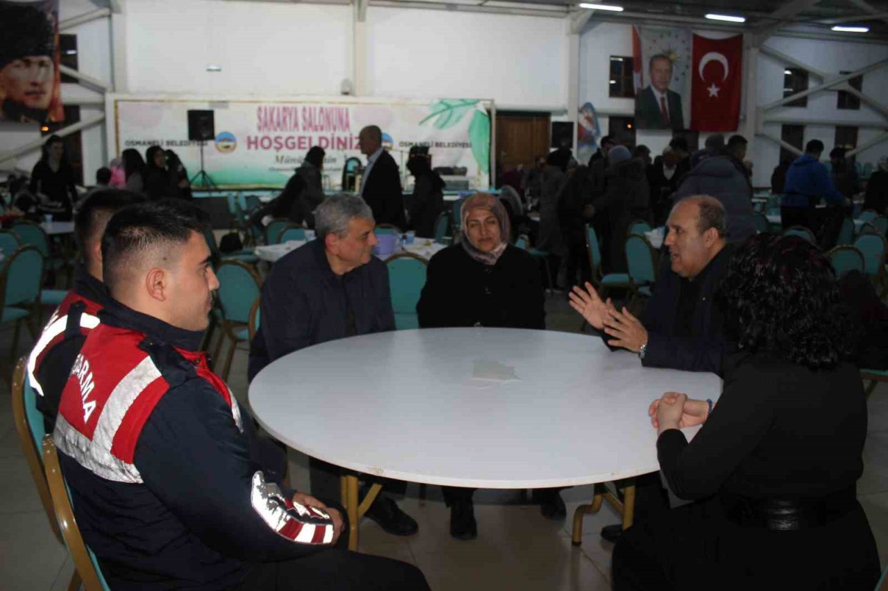 Kaymakam Ünal şehit yakınları ve gazilerle iftarda bir araya geldi