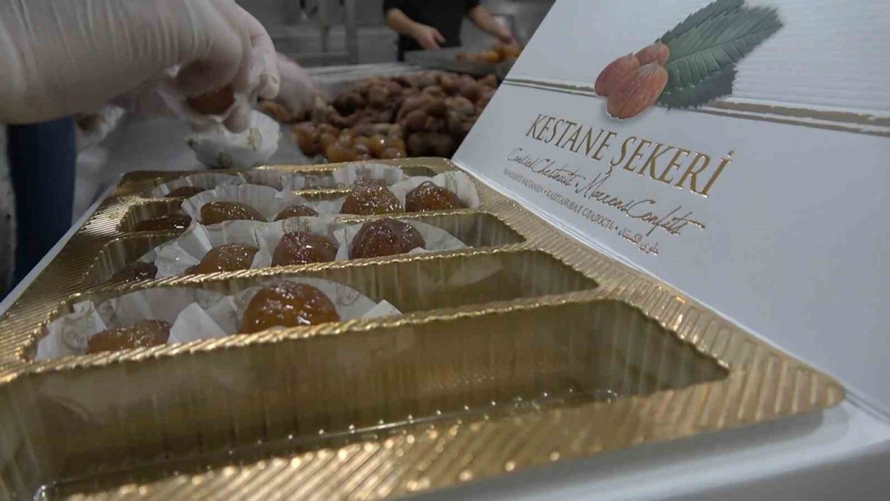Bursalıların bayram hediyesi, Bayram tatlısı kestane şekeri