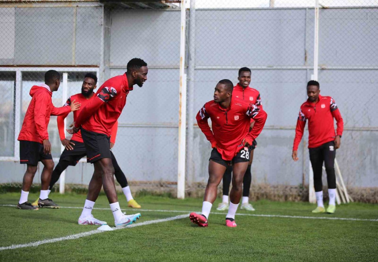 Sivasspor, Trabzonspor maçı hazırlıklarını sürdürdü