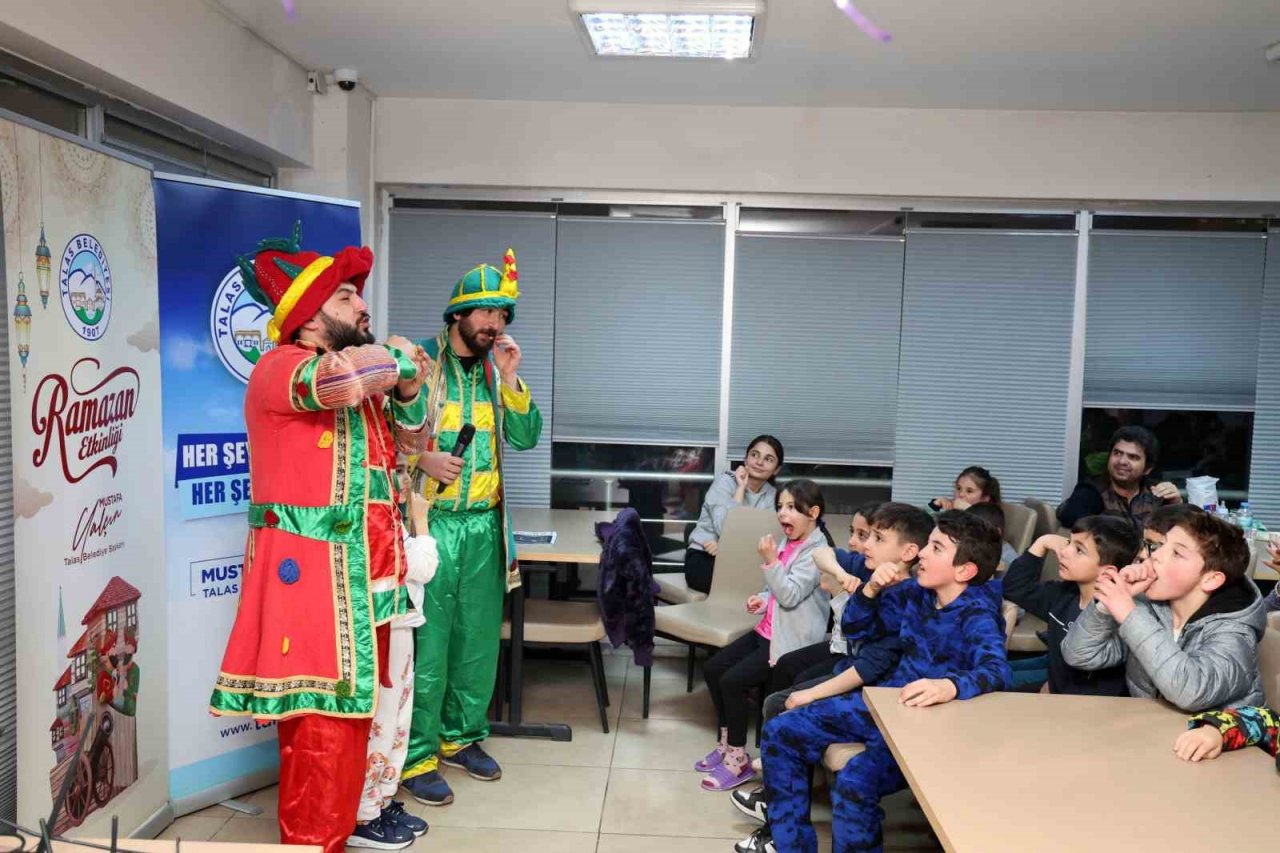 Talas’ın ramazan etkinlikleri çocukların vazgeçilmezi