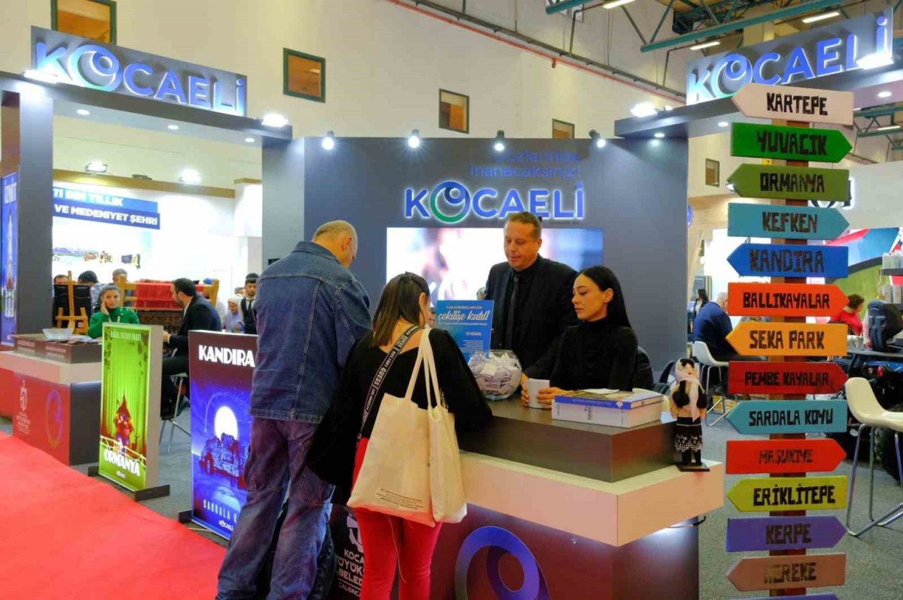 Turizm fuarının parlayan yıldızı Kocaeli oldu
