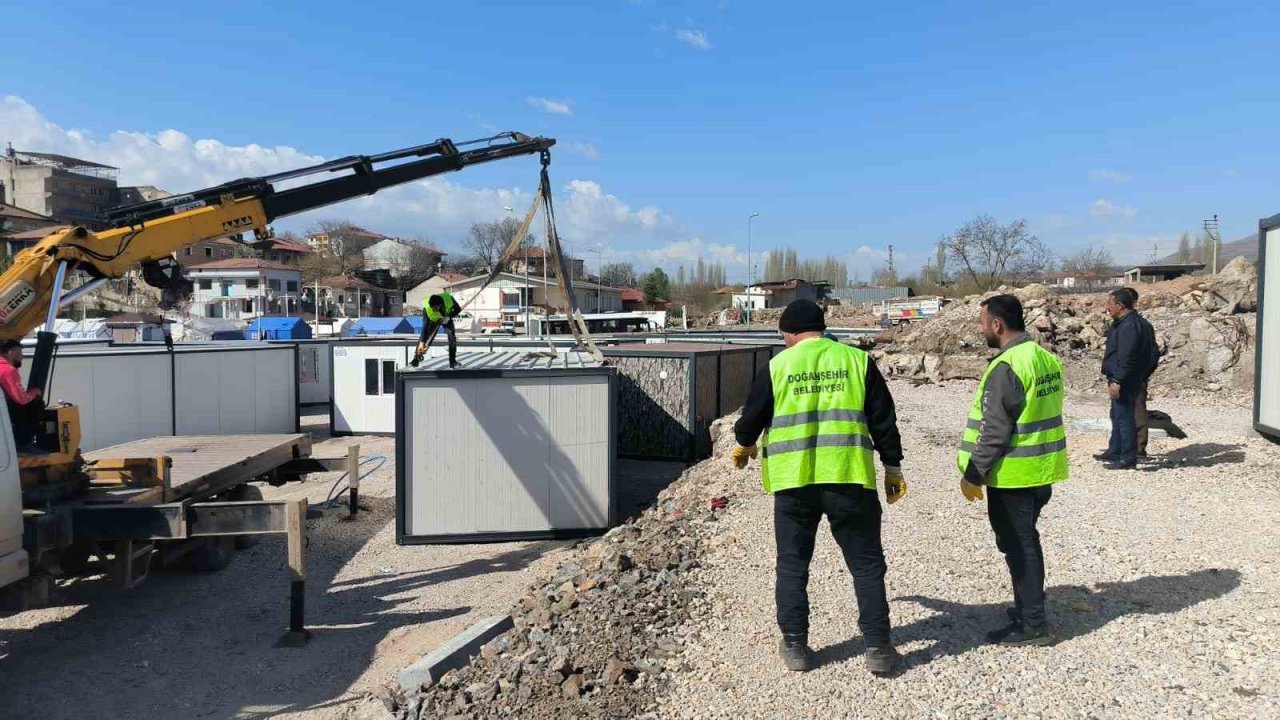 Doğanşehir’e konteyner çarşı