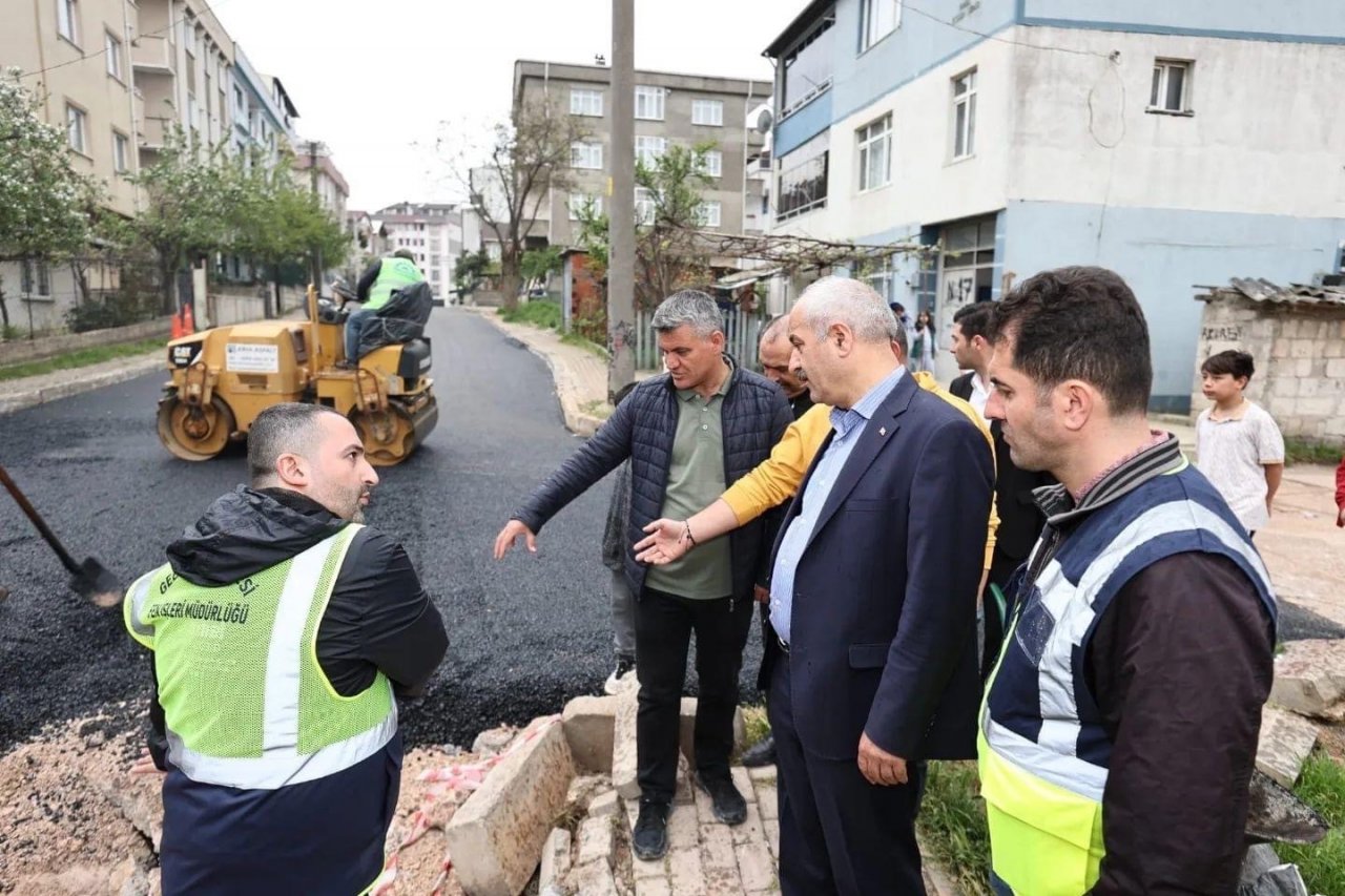 Gebze’de asfalt seferberliği