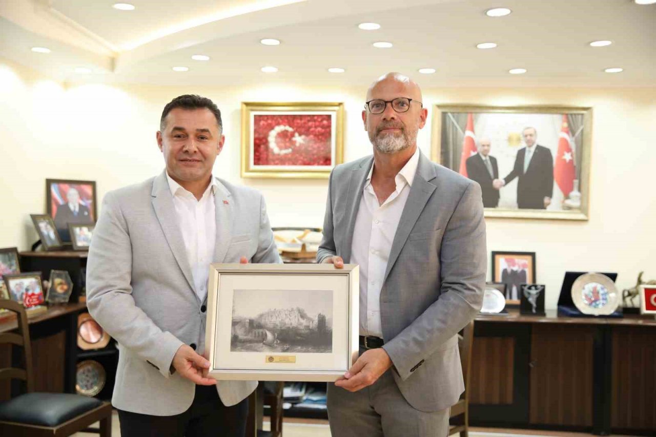 Konsolos Tscherner’den Başkan Yücel’e ziyaret