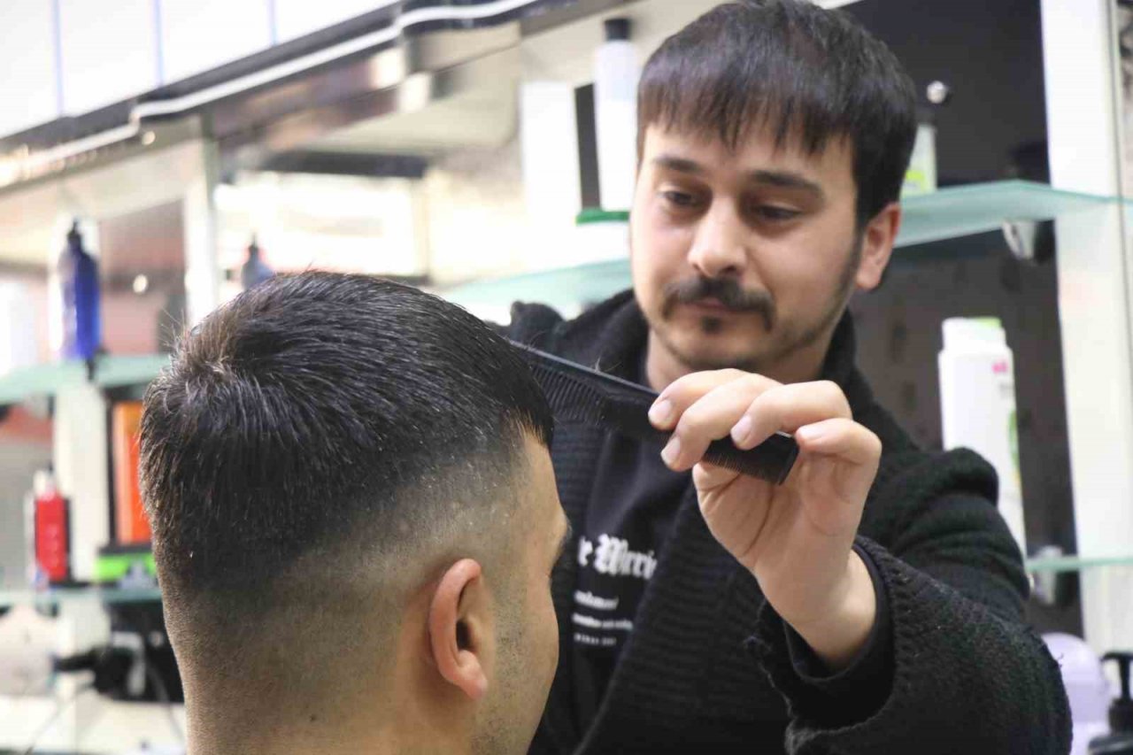 Berberlerde bayram mesaisi