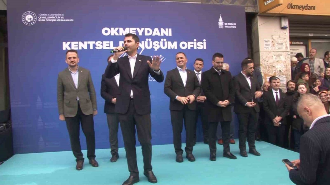 Bakan Kurum: "Kendi dönüşüm yapmak isteyen vatandaşı yapım ve finans desteği vereceğiz”