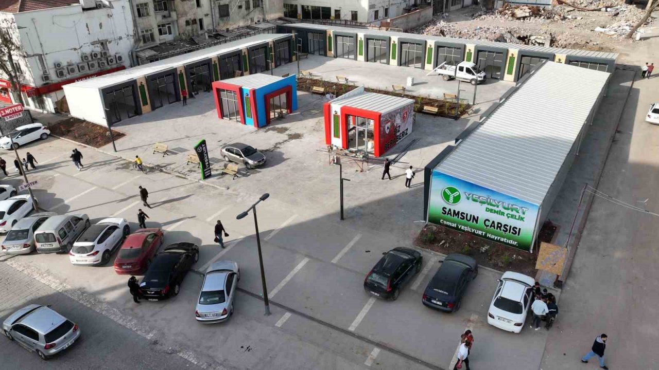 Kahramanmaraş’ta ‘Samsun Çarşısı’ tamamlanarak hizmete hazır hale geldi