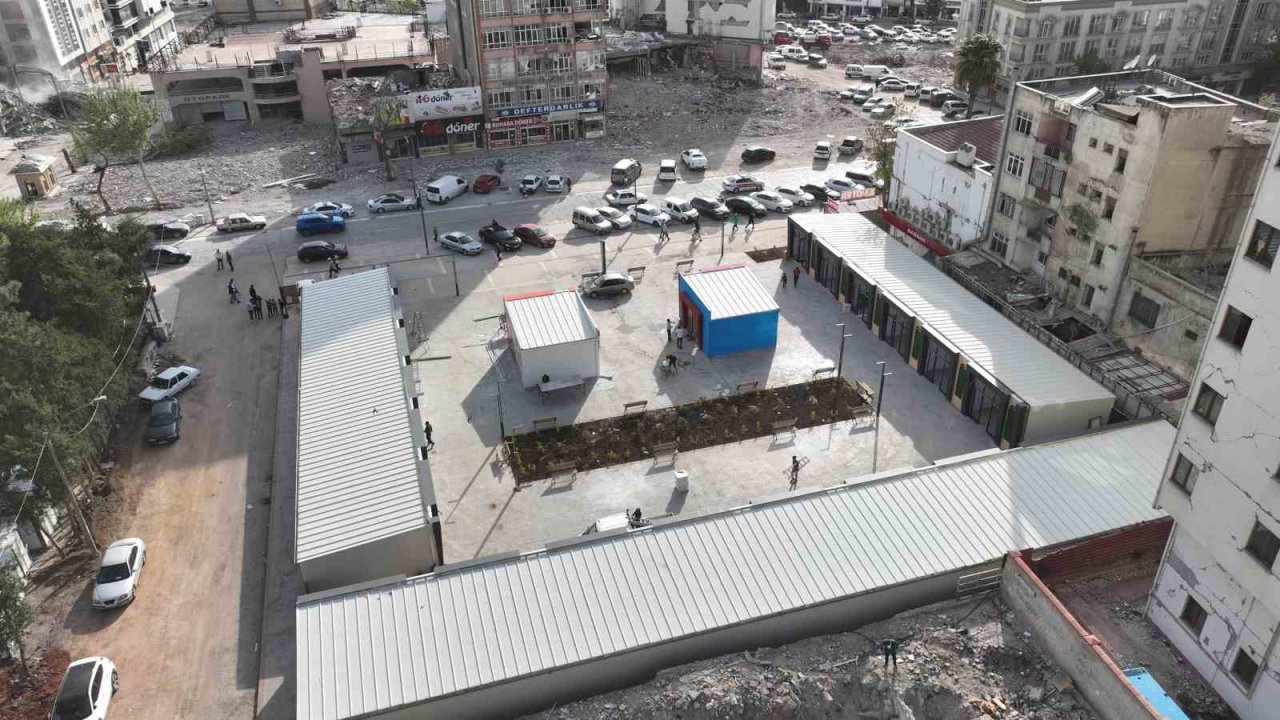 Kahramanmaraş’ta ‘Samsun Çarşısı’ tamamlanarak hizmete hazır hale geldi