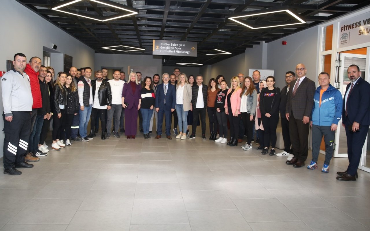 Nilüfer Belediyesi’nde geleneksel bayramlaşma