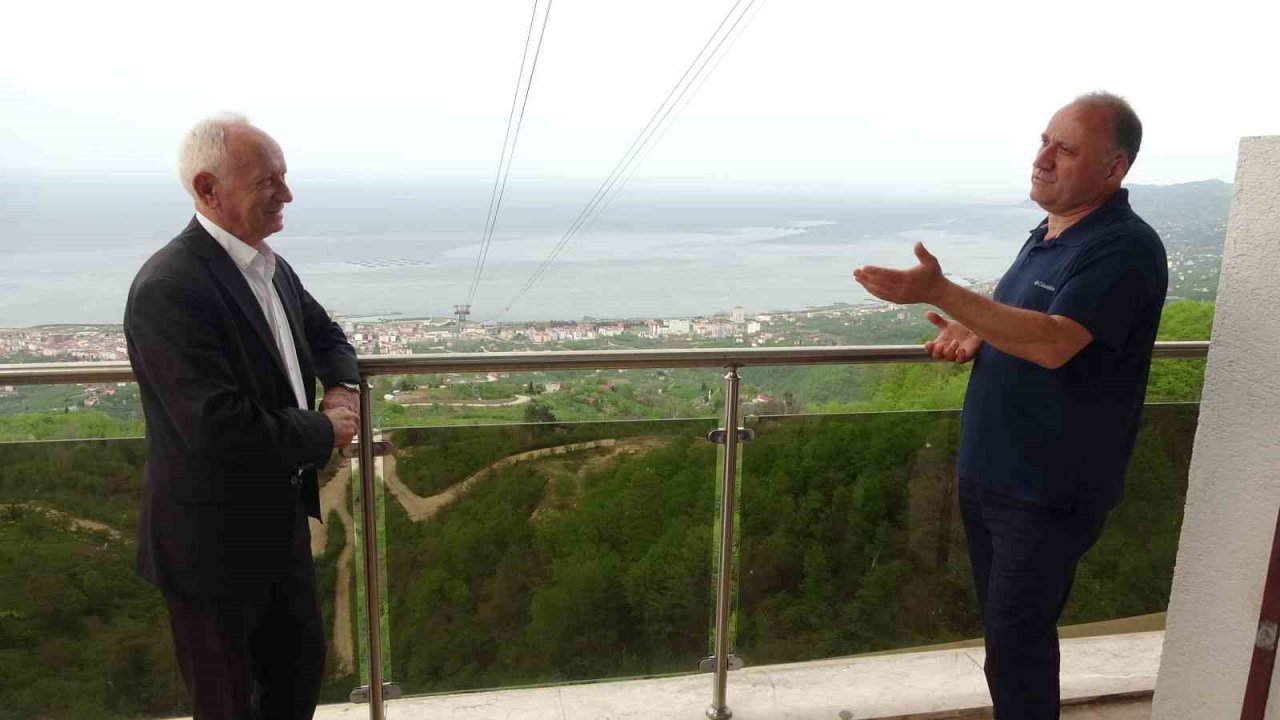 Karadeniz Bölgesi’nin en uzun teleferik tesisi 3 yıl aradan sonra tekrar hizmete giriyor