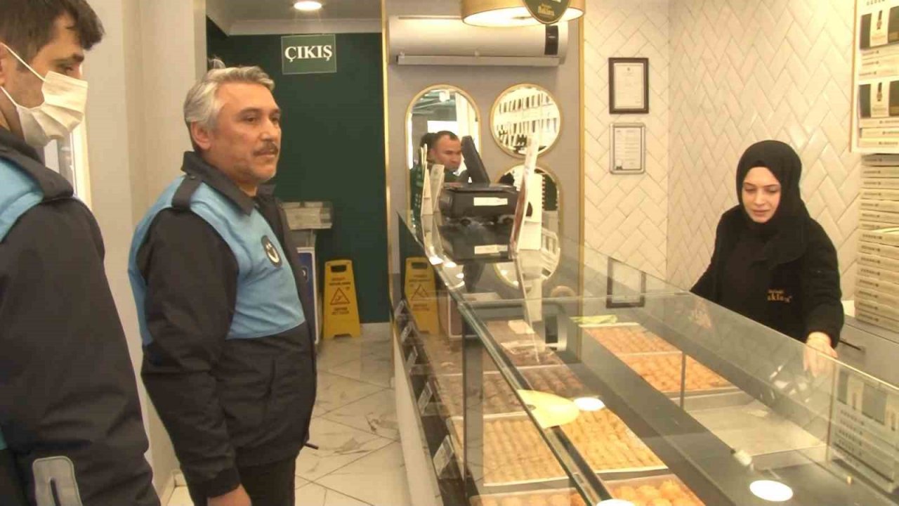 Ümraniye’de bayram öncesi pastanelere denetimler başladı