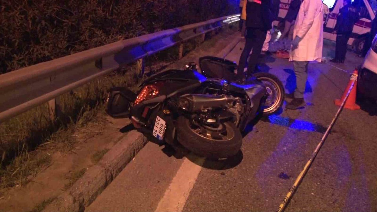 Ümraniye’de kontrolden çıkan motosikletin sürücüsü hayatını kaybetti