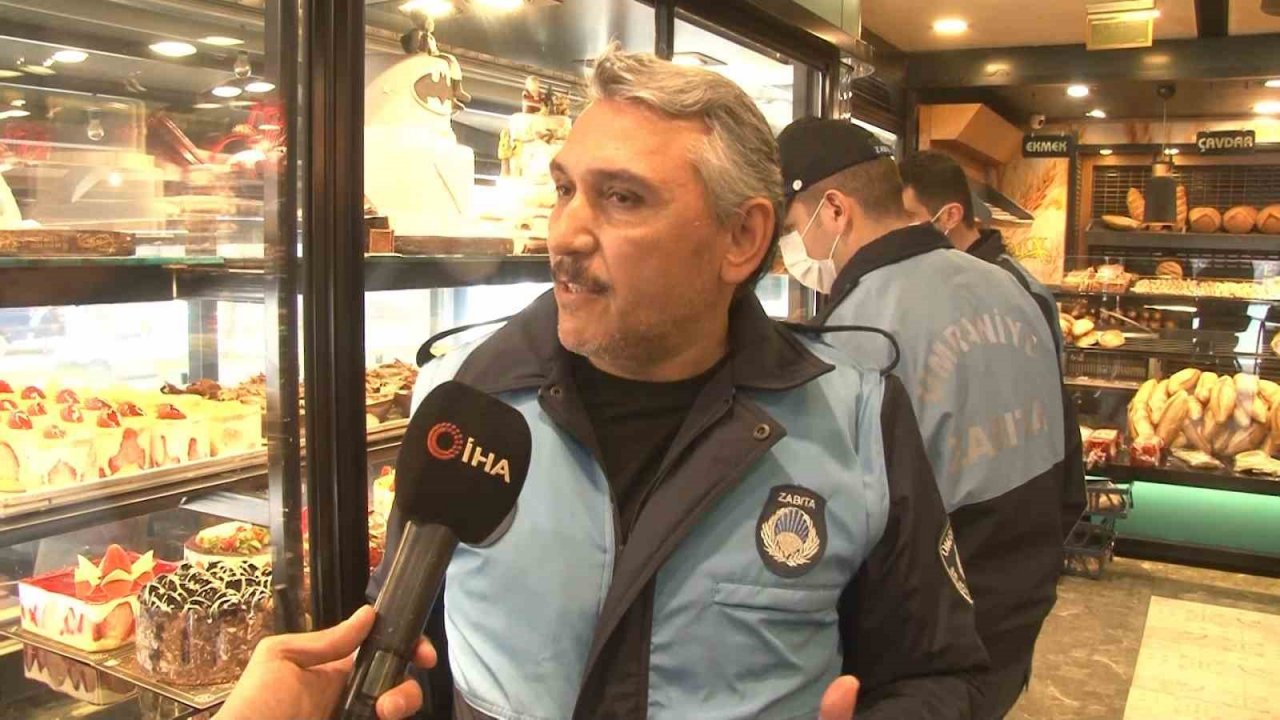 Ümraniye’de bayram öncesi pastanelere denetimler başladı