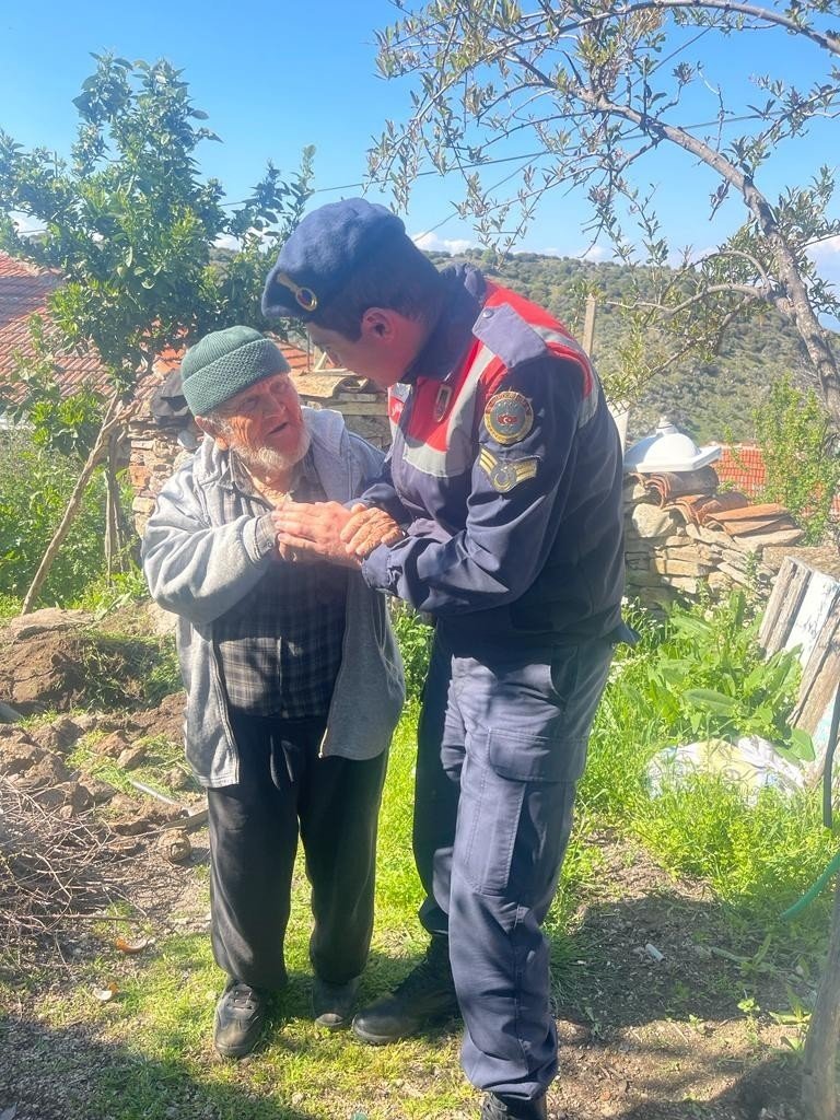 Jandarmadan yaşlı çınarlara saygı