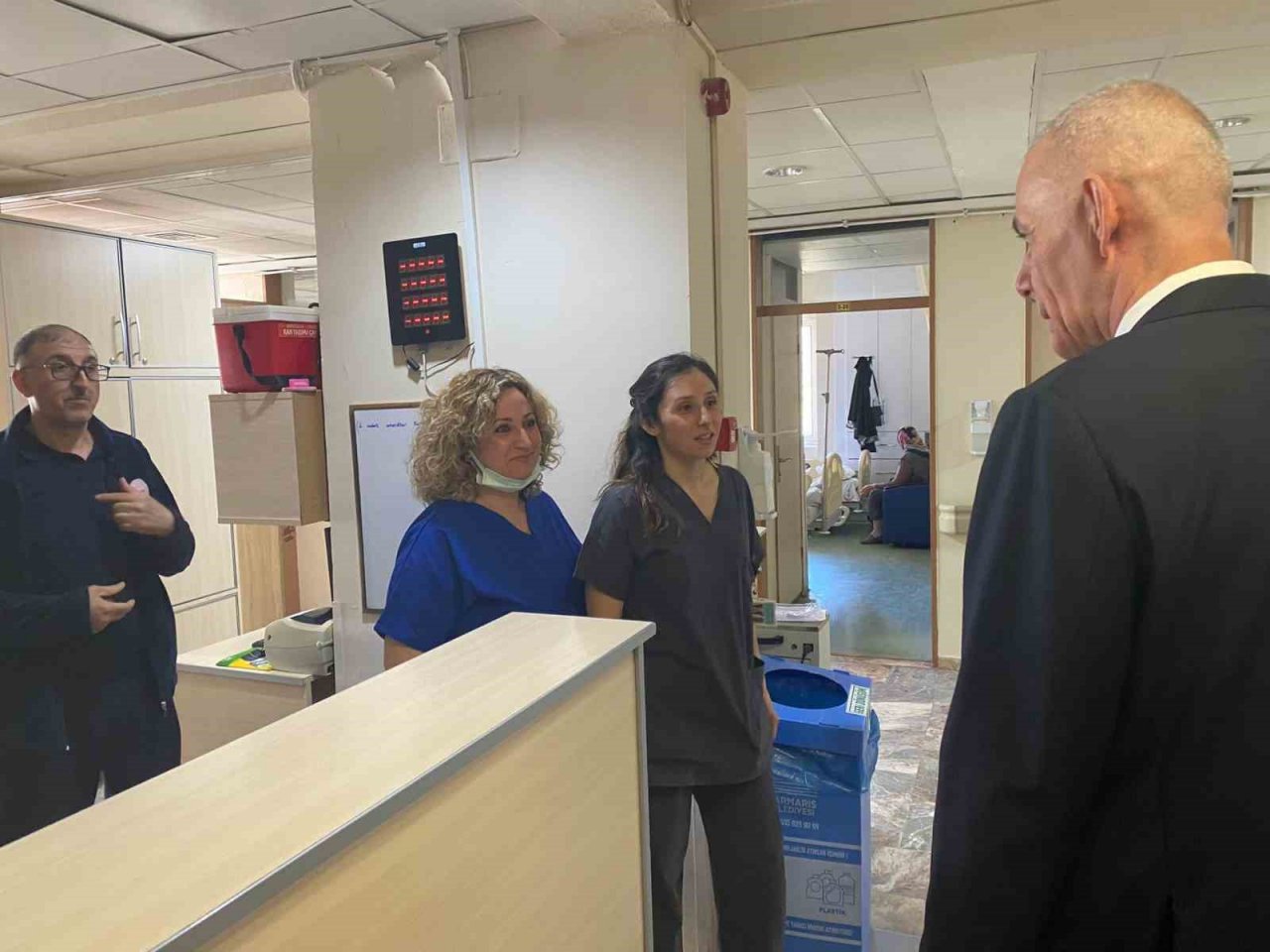 Marmaris protokolü Polis Evi’nde bayramlaştı