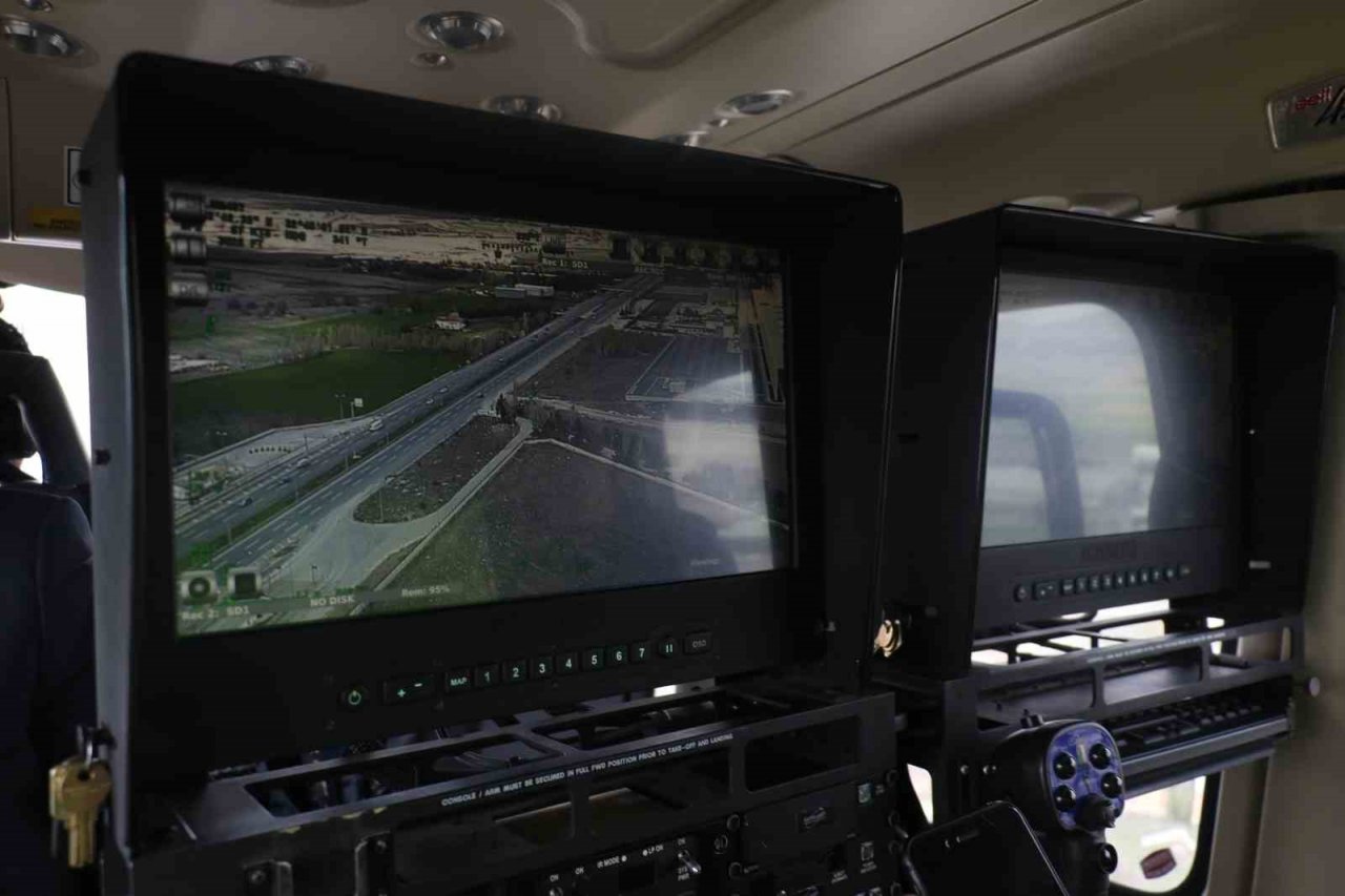 Başkent’te bayramda havadan trafik denetimi