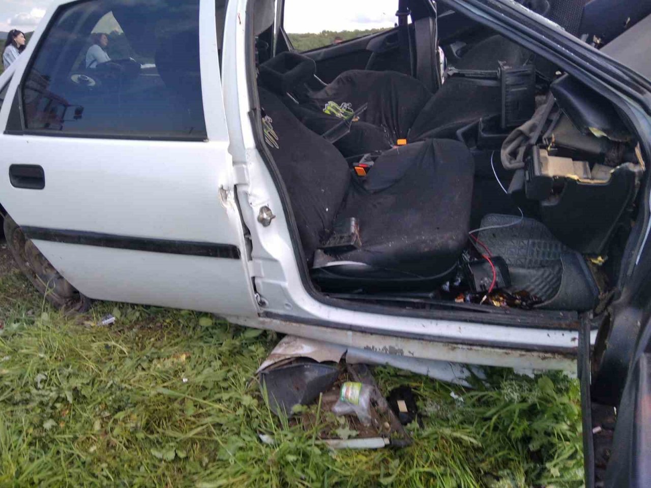 Susurluk’ta trafik kazası: 1 yaralı