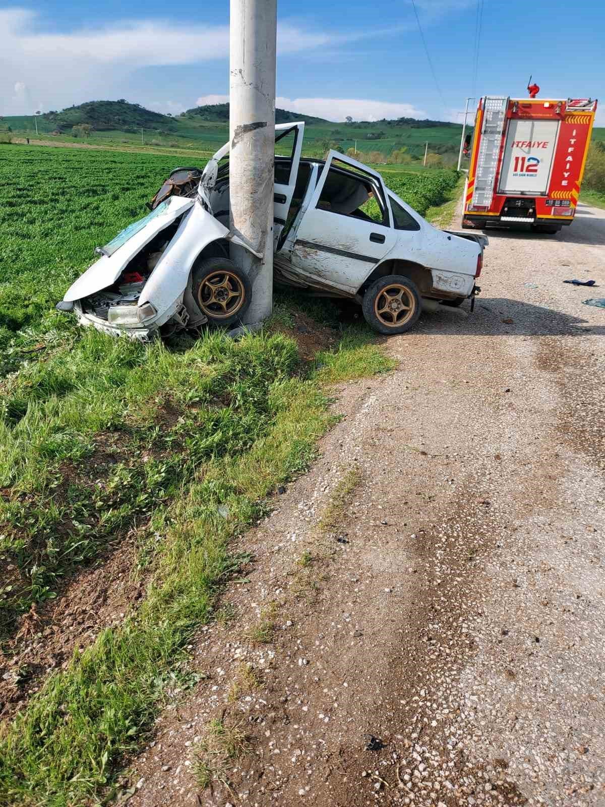 Susurluk’ta trafik kazası: 1 yaralı