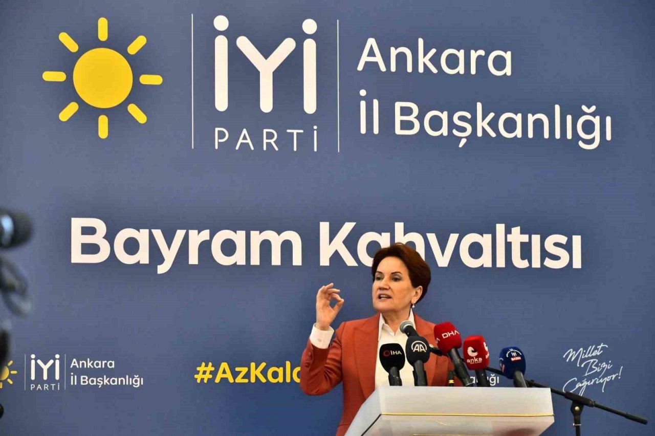 İYİ Parti Genel Başkanı Akşener: “Ben başbakan olmayı hedef seçtim“