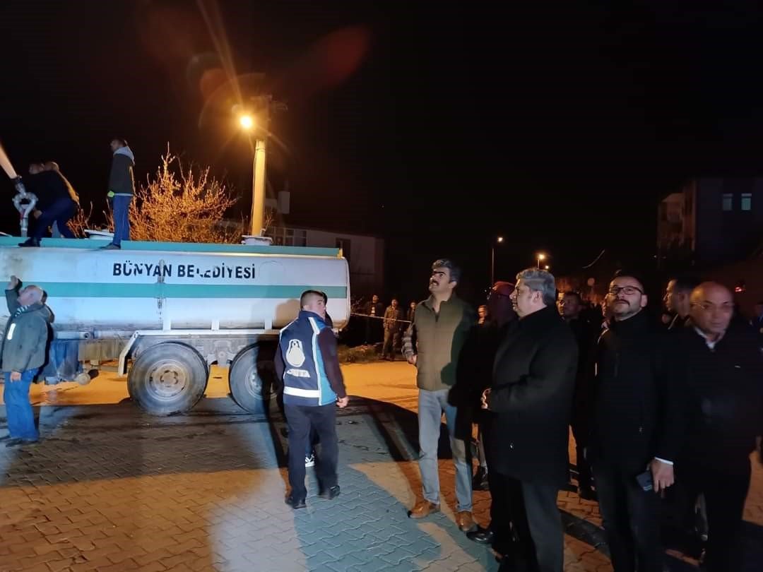 Bünyan’da korkutan yangın