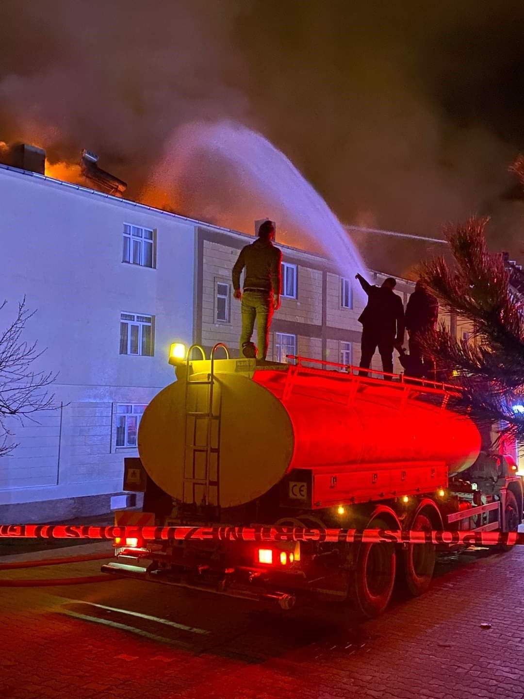 Bünyan’da korkutan yangın