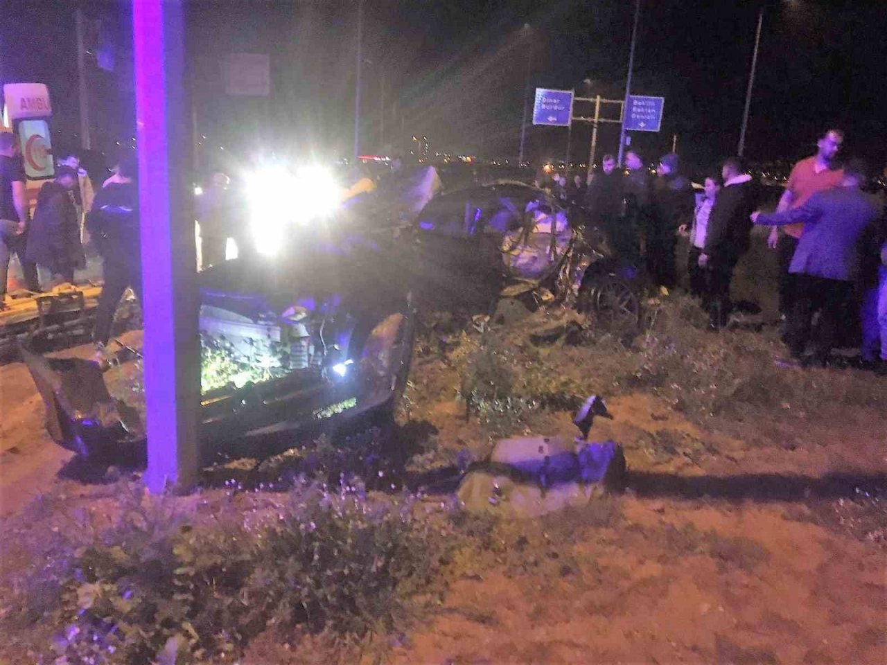 Başkanın oğlunun karıştığı kazada 4 ölü, 3 yaralı