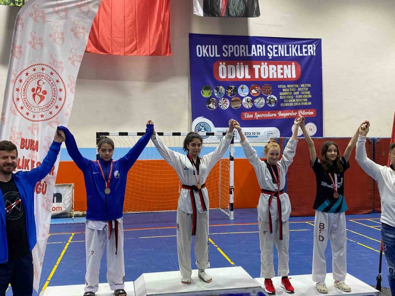 Osmangazili sporculardan çifte bayram