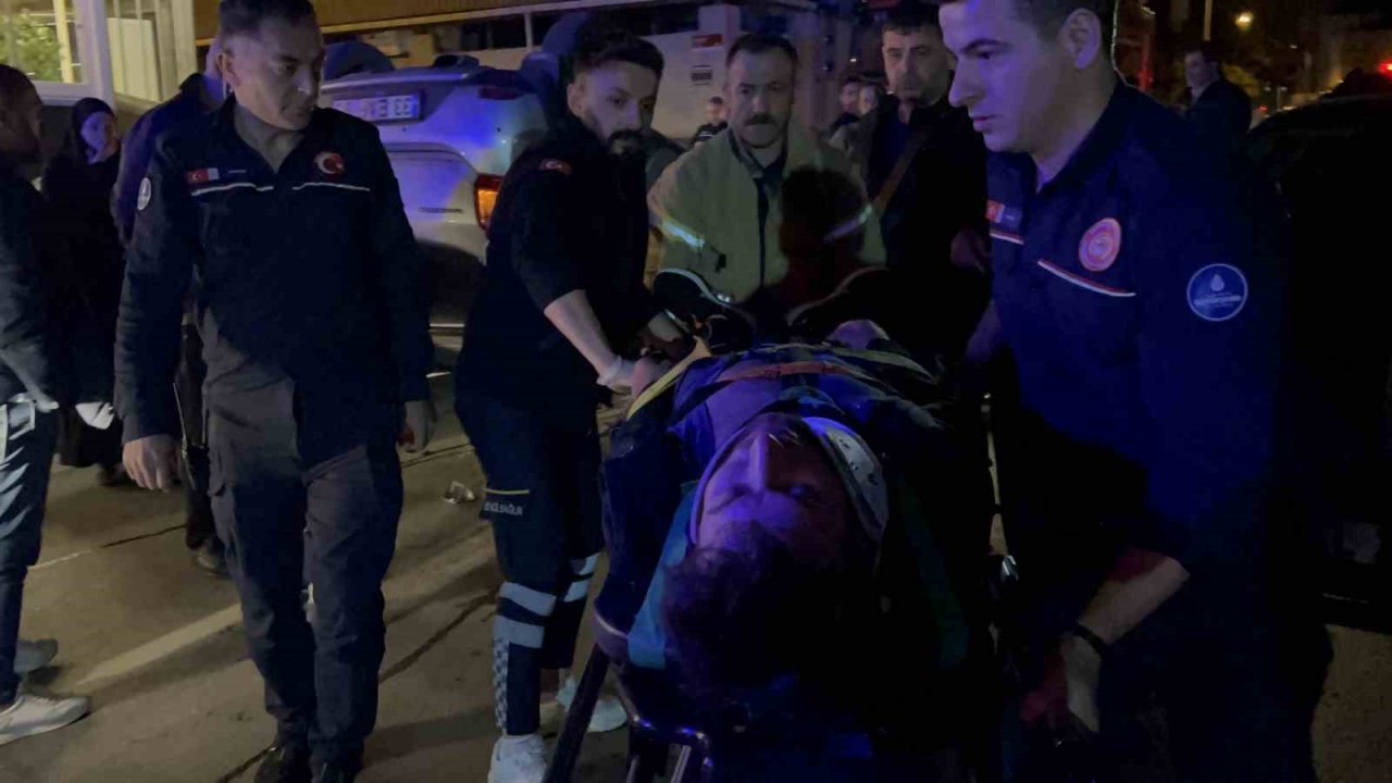 Maltepe’de kontrolden çıkan otomobil 3 araca çarpıp takla attı: 1 yaralı