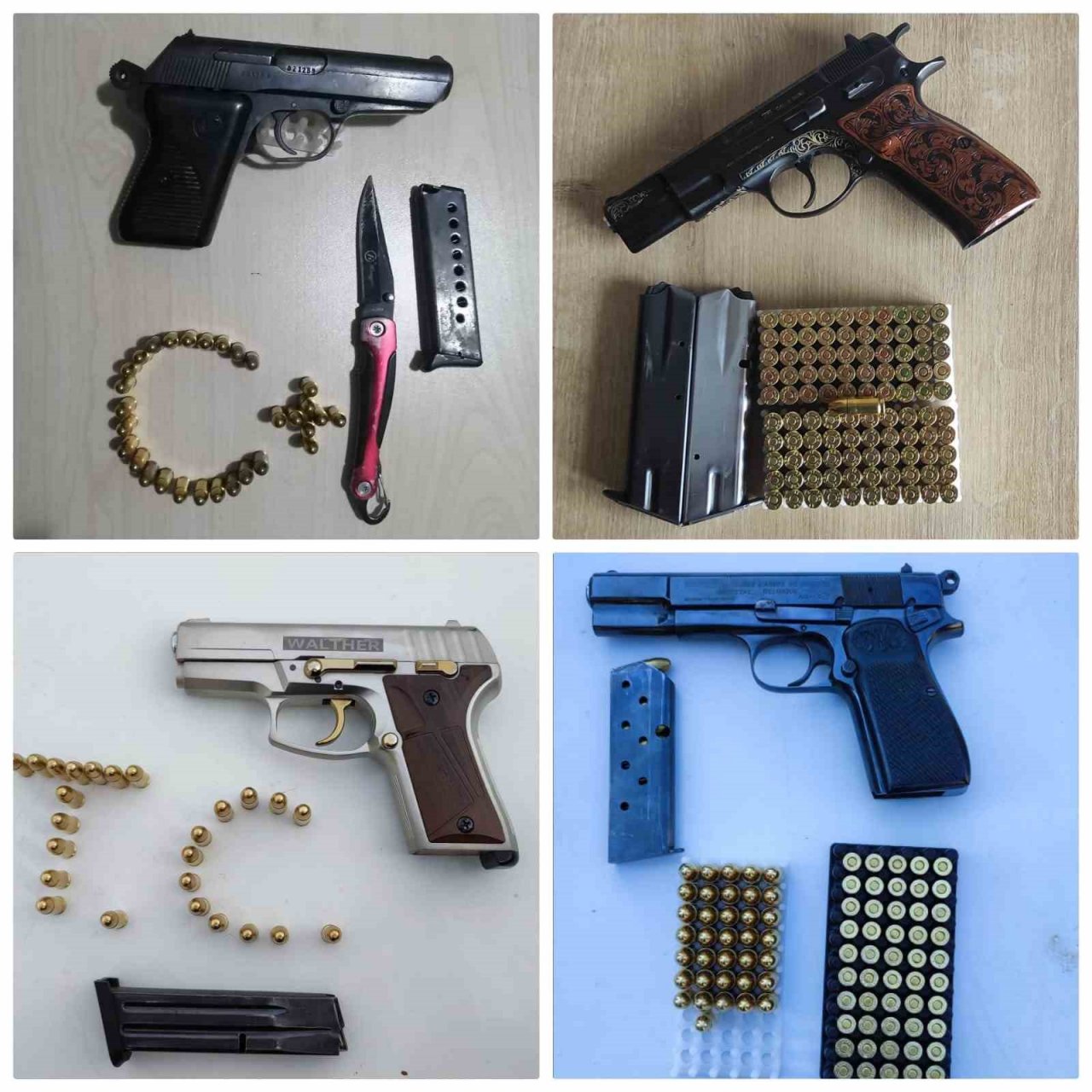 On günde 22 silah ele geçirildi