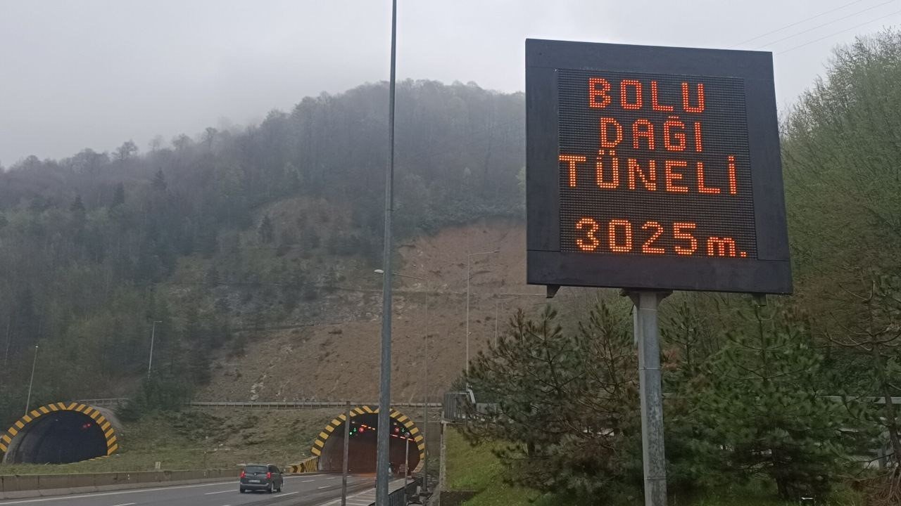 Bolu’dan tatil boyunca 1 milyon 67 bin 910 araç geçiş yaptı