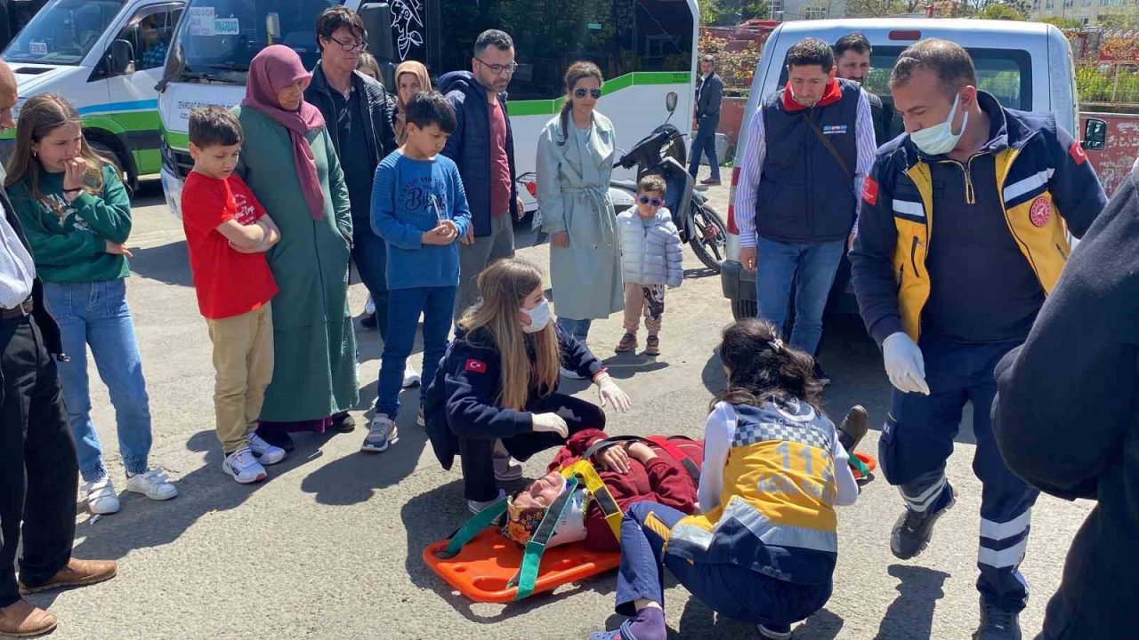 Çorlu Otogarı’nda görünmez kaza