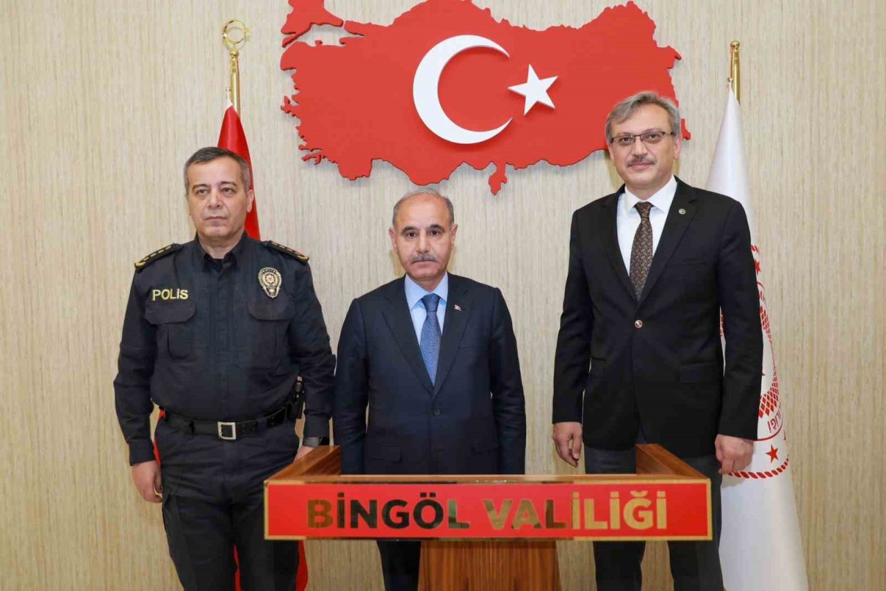 Emniyet Genel Müdürü Aktaş, Vali Ekinci ile bir araya geldi