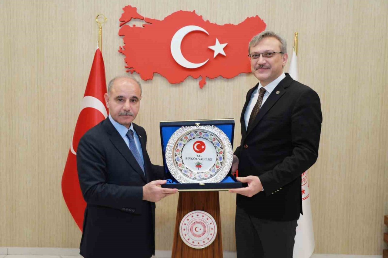 Emniyet Genel Müdürü Aktaş, Vali Ekinci ile bir araya geldi