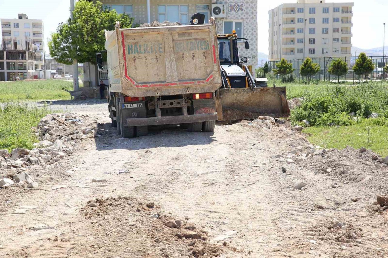 Haliliye’de üst yapı çalışmaları hızla devam ediyor