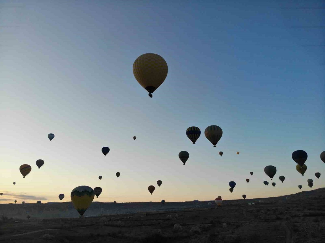 Kapadokya bayram yaptı