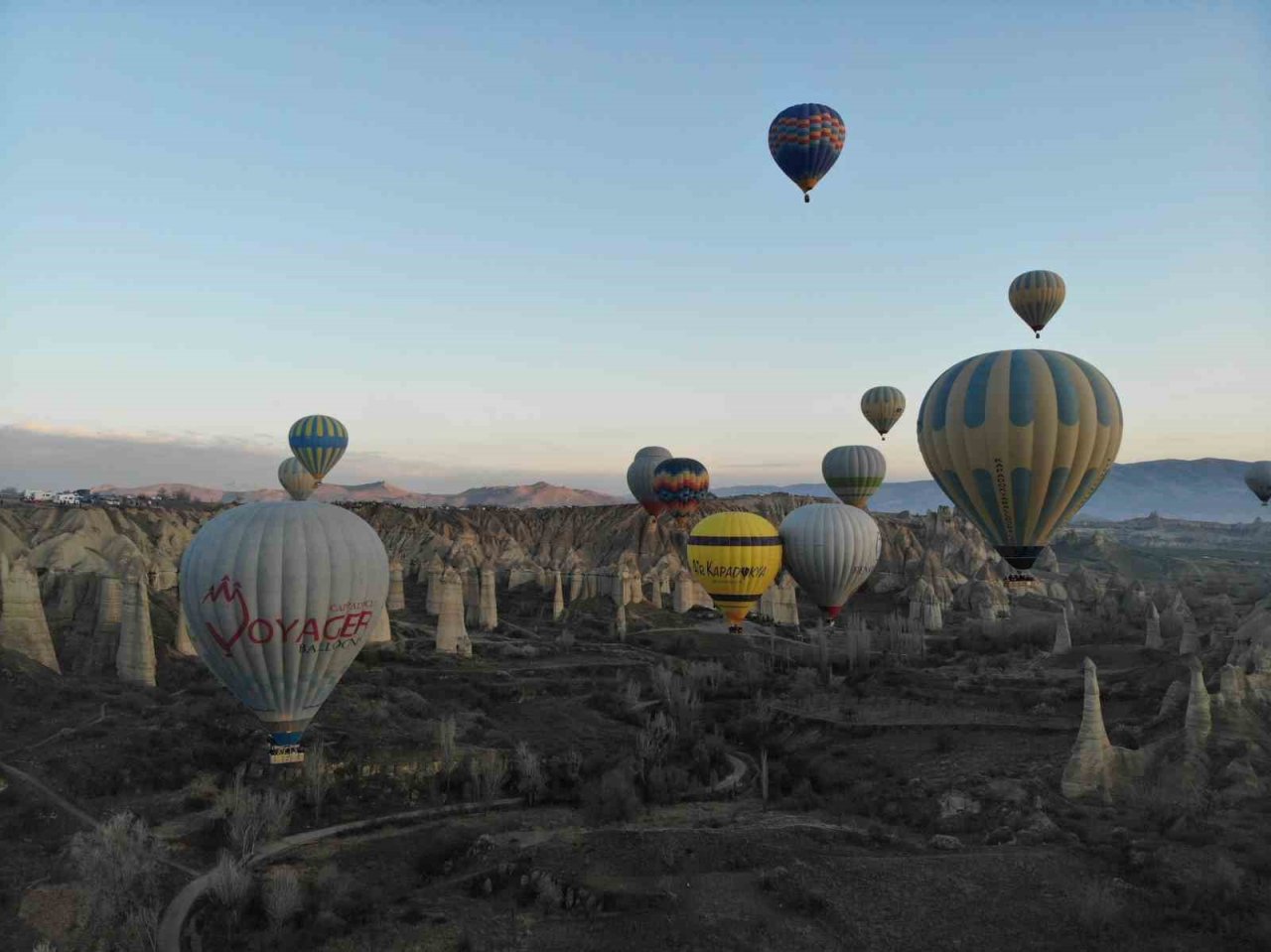 Kapadokya bayram yaptı