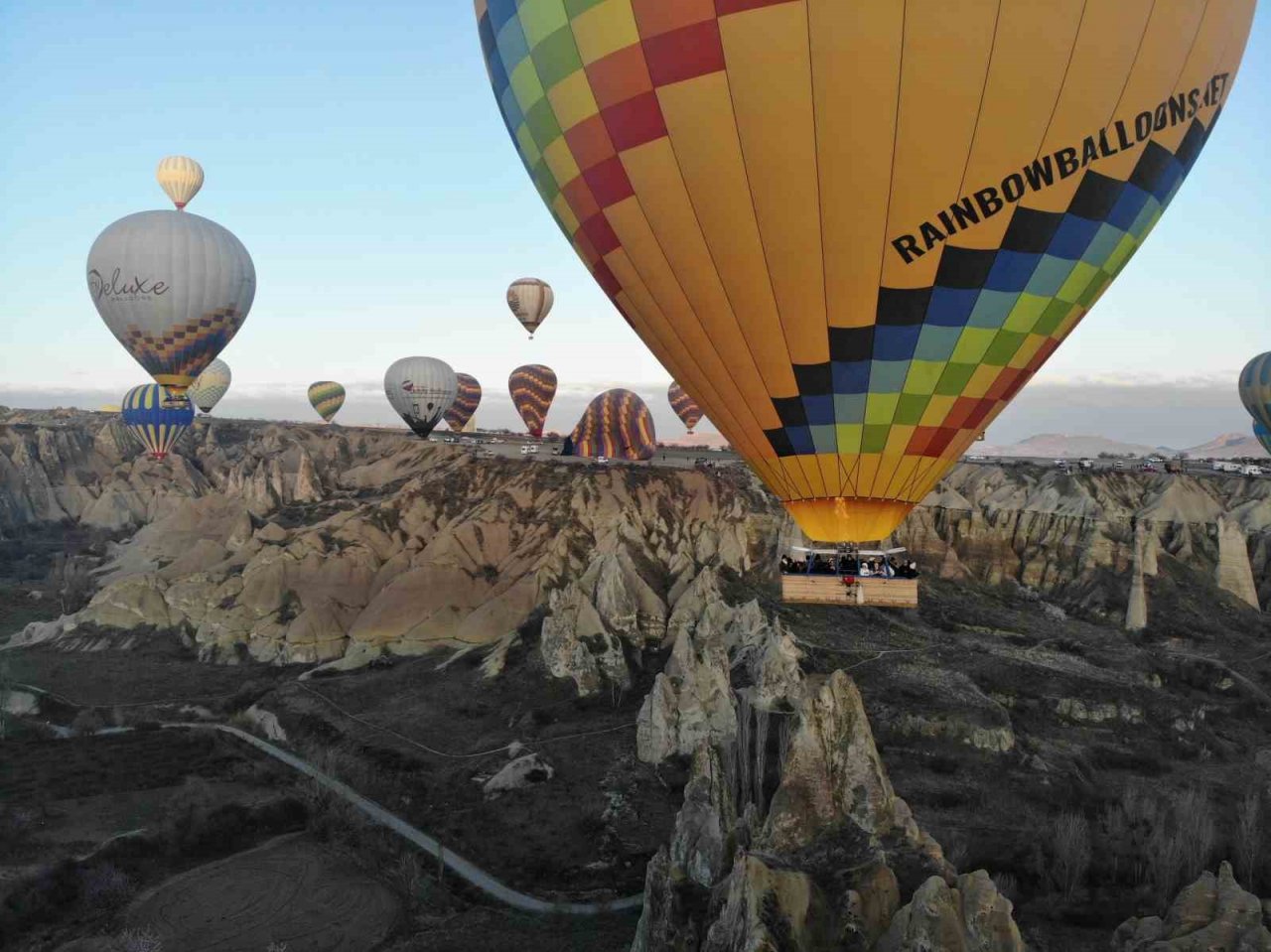 Kapadokya bayram yaptı