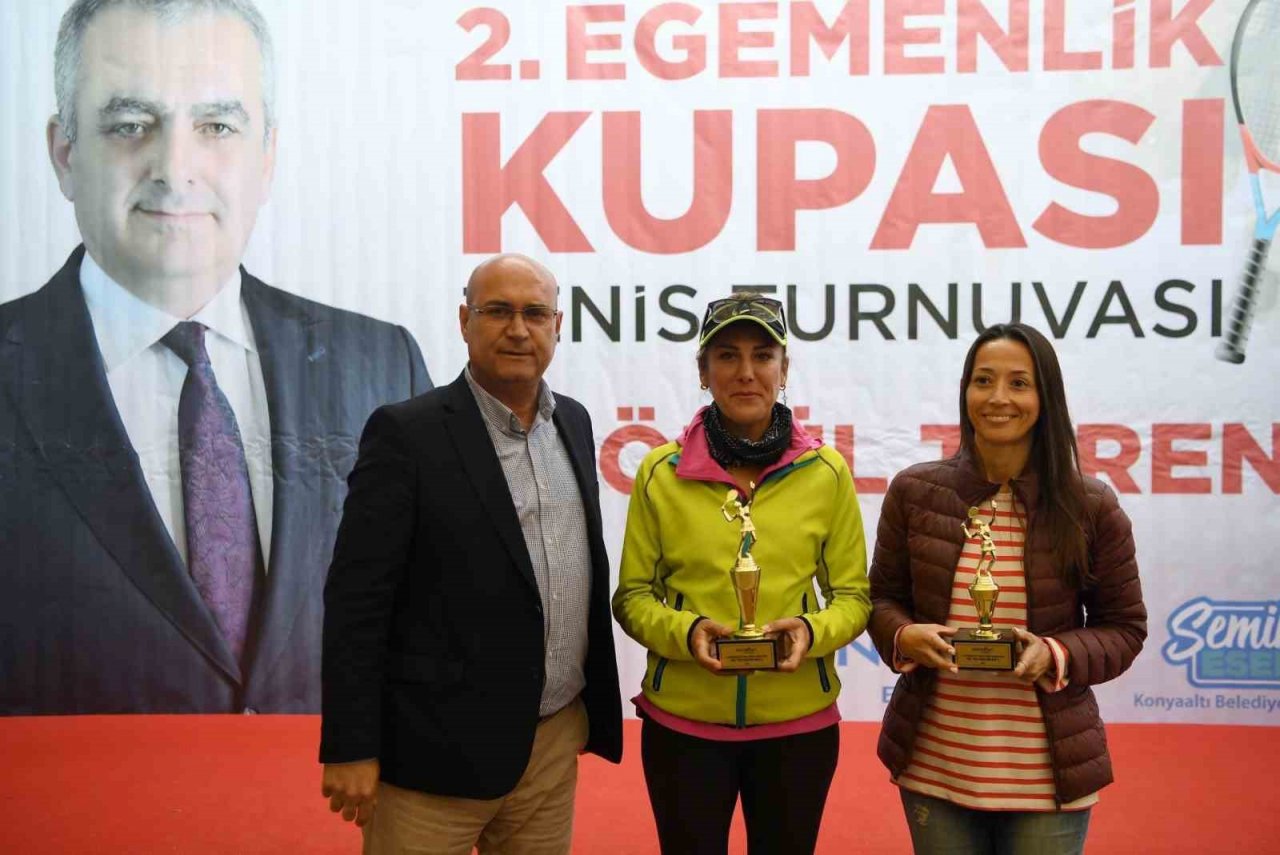 Konyaaltı’nın, Egemenlik Kupası Tenis Turnuvası sona erdi