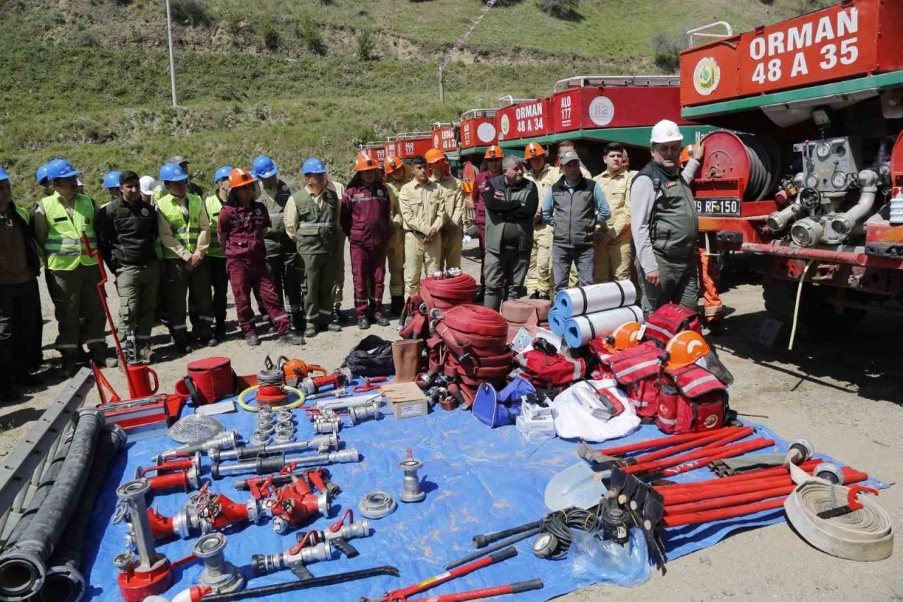 Nazilli’de ateş savaşçıları yangınlara hazır